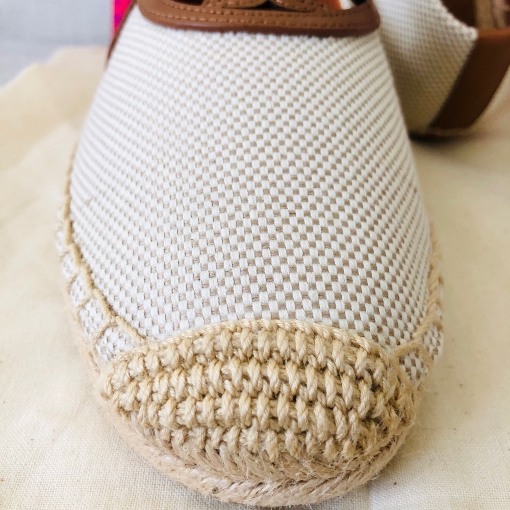 ❌SOLD❌Tory Burch Natural Sidney Espadrille Shoes - Picture 7 of 8